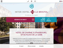 Tablet Screenshot of hotel-strasbourg.com
